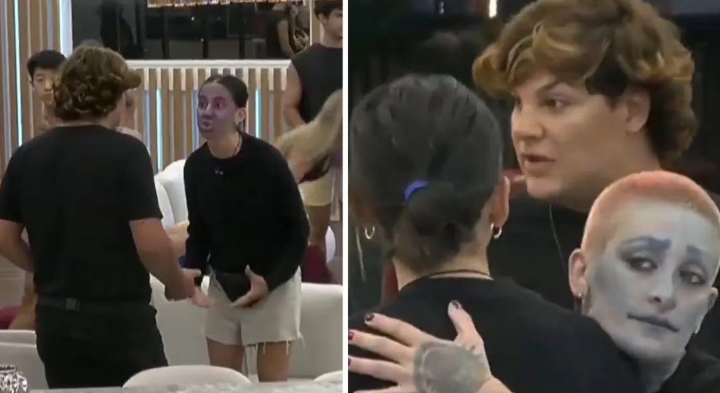 Gran Hermano: Lucía tuvo una violenta discusión con Emmanuel y Furia tuvo que separarlos