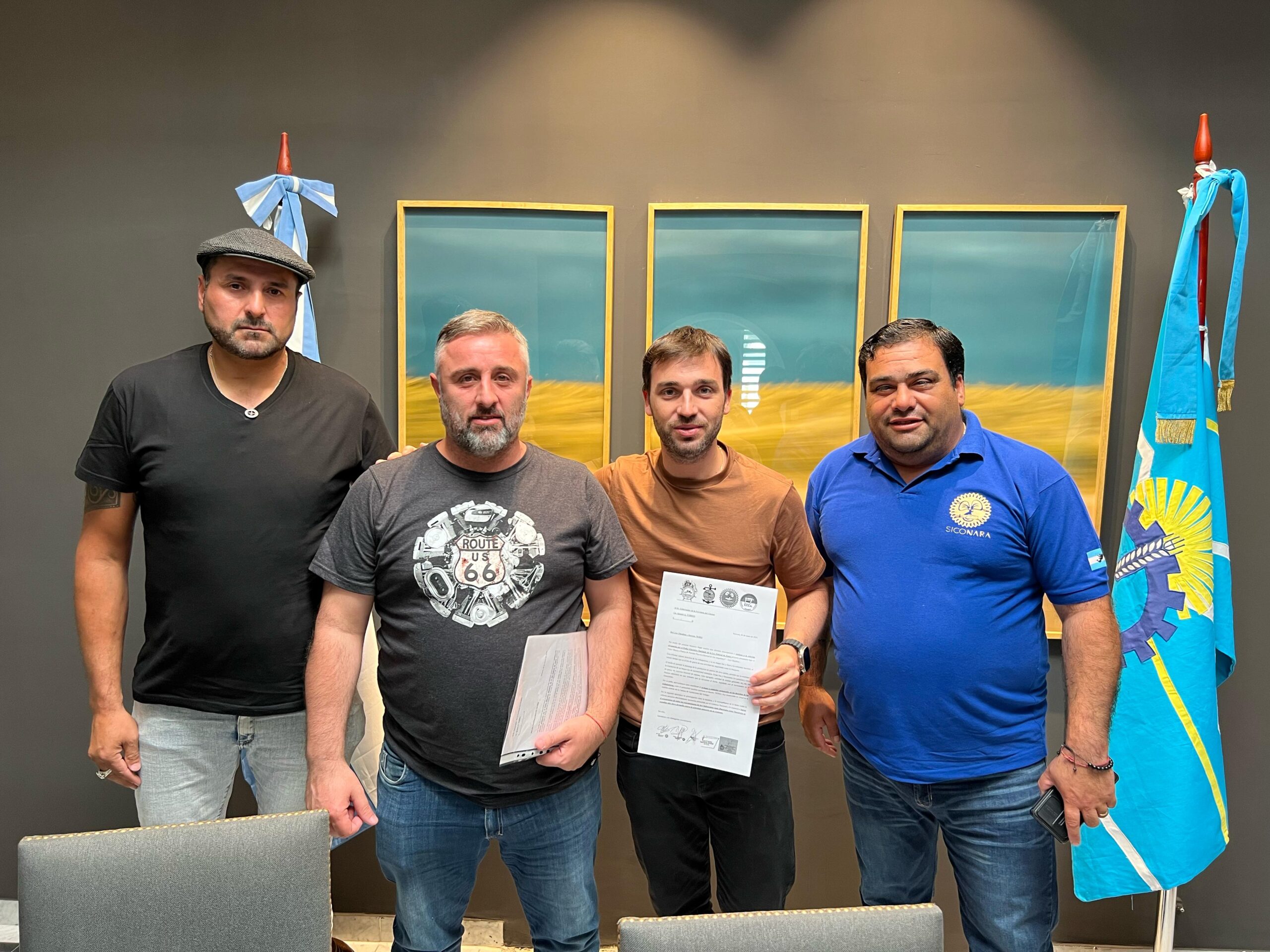 Gremios y el Centro de Patrones y Oficiales Fluviales destacaron la gestión de Torres para garantizar la soberanía del Mar Argentino