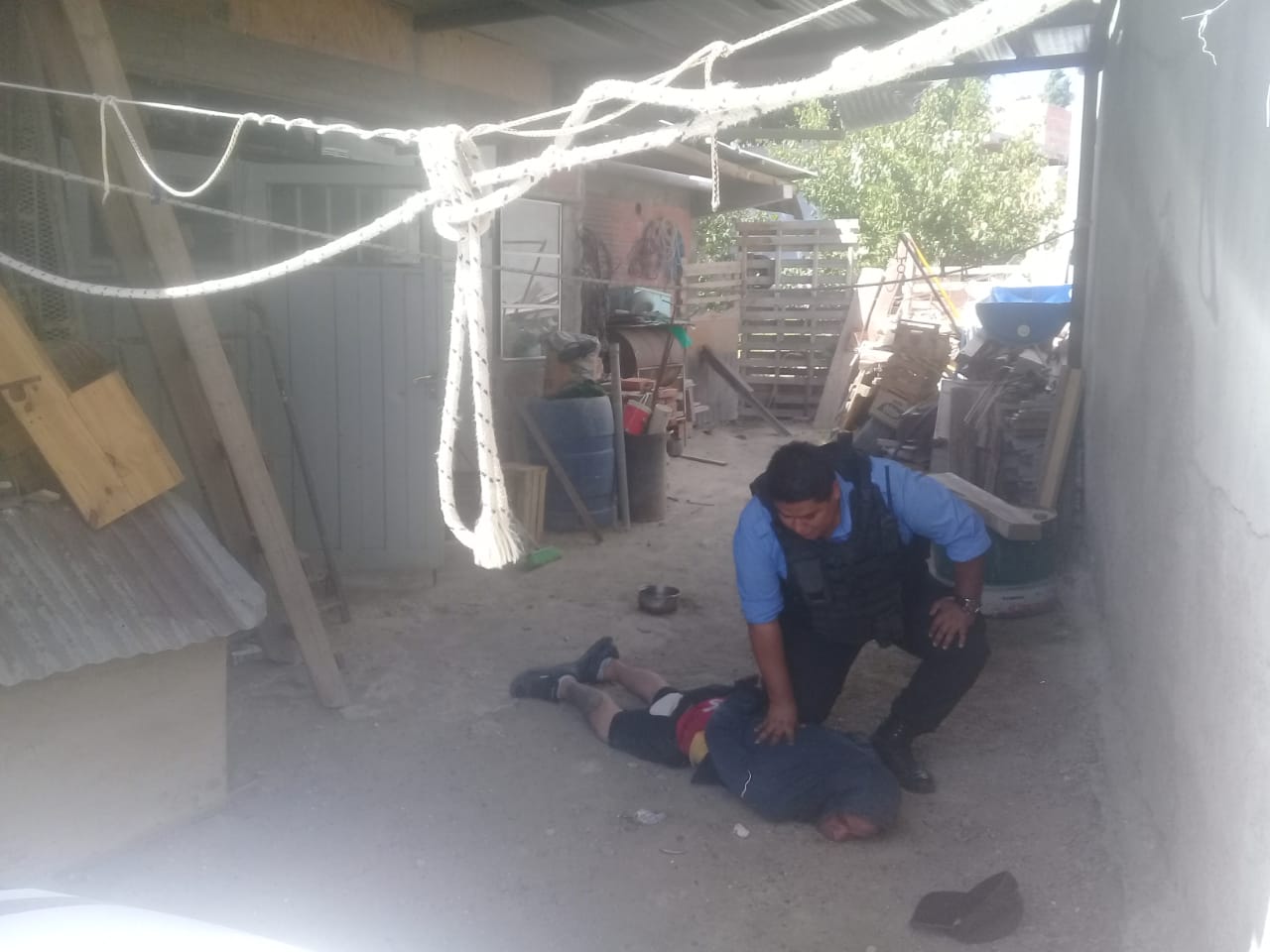 Conocido delincuente ingresó a una vivienda para robar pero fue detenido