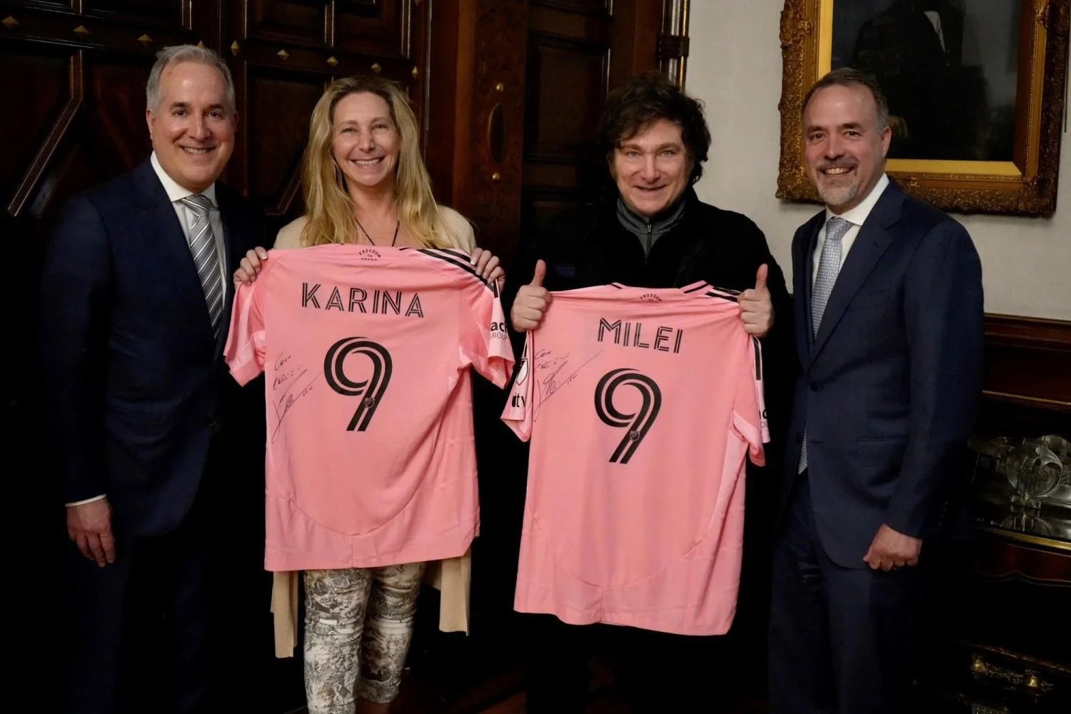 Messi, Donald Trump, Milei y Lemoine