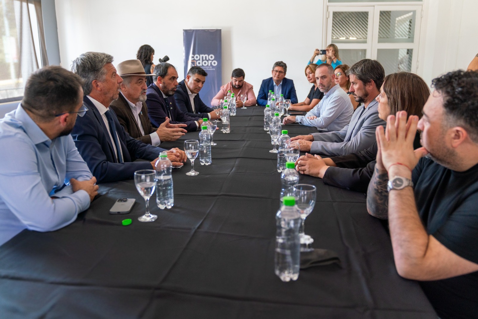 Los intendentes de Chubut y Santa Cruz hacen frente para reclamar a Nación