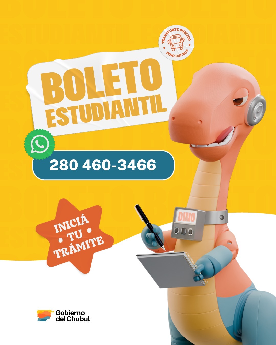Abren las inscripciones para el Boleto Educativo Chubutense