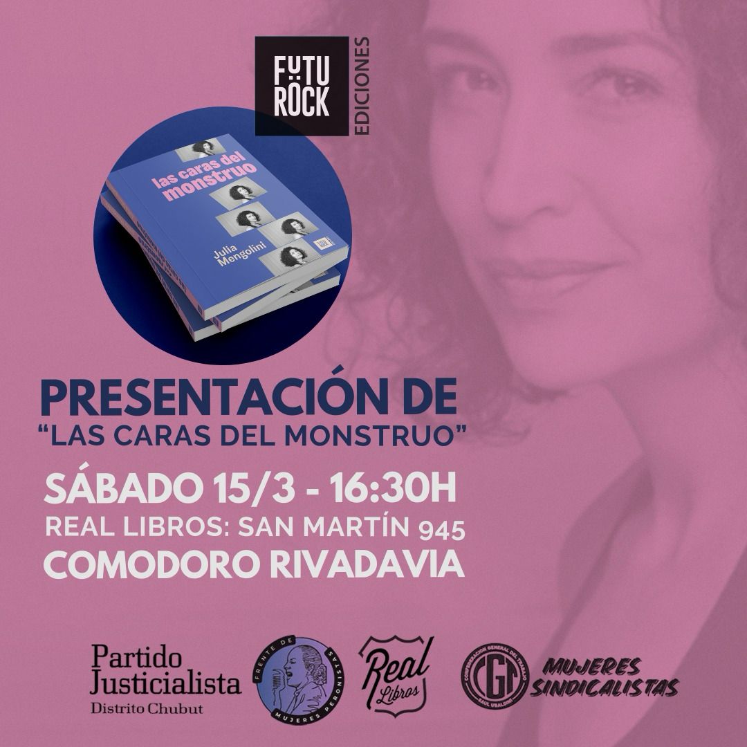 Julia Mengolini presenta su libro en Comodoro