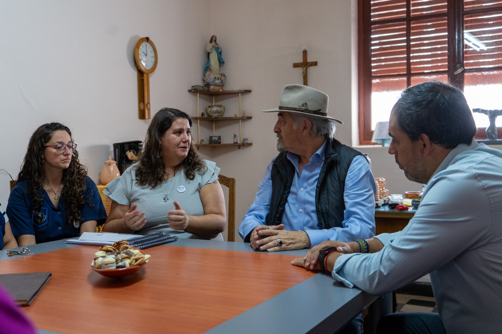 Macharashvili visitó el Instituto María Auxiliadora que conmemora sus 100 años