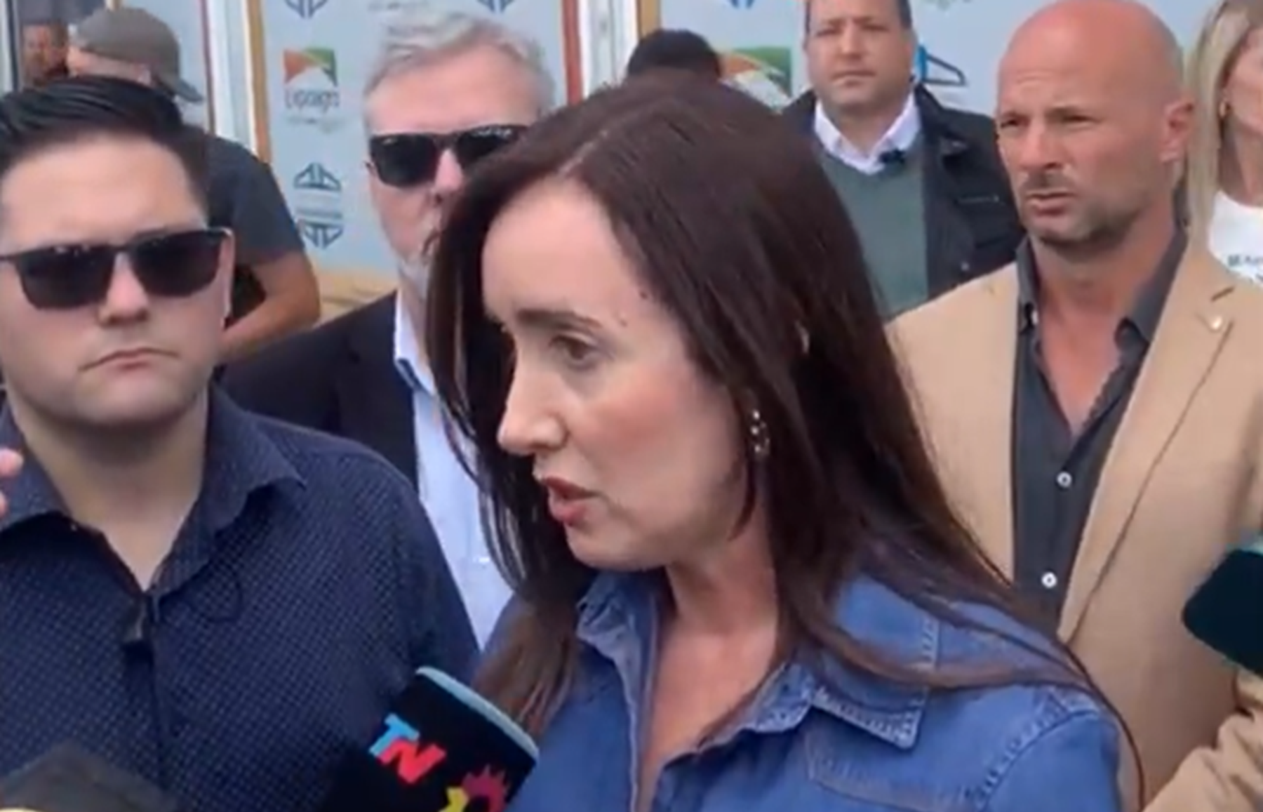 Villarruel se solidarizó con los heridos durante  la represión