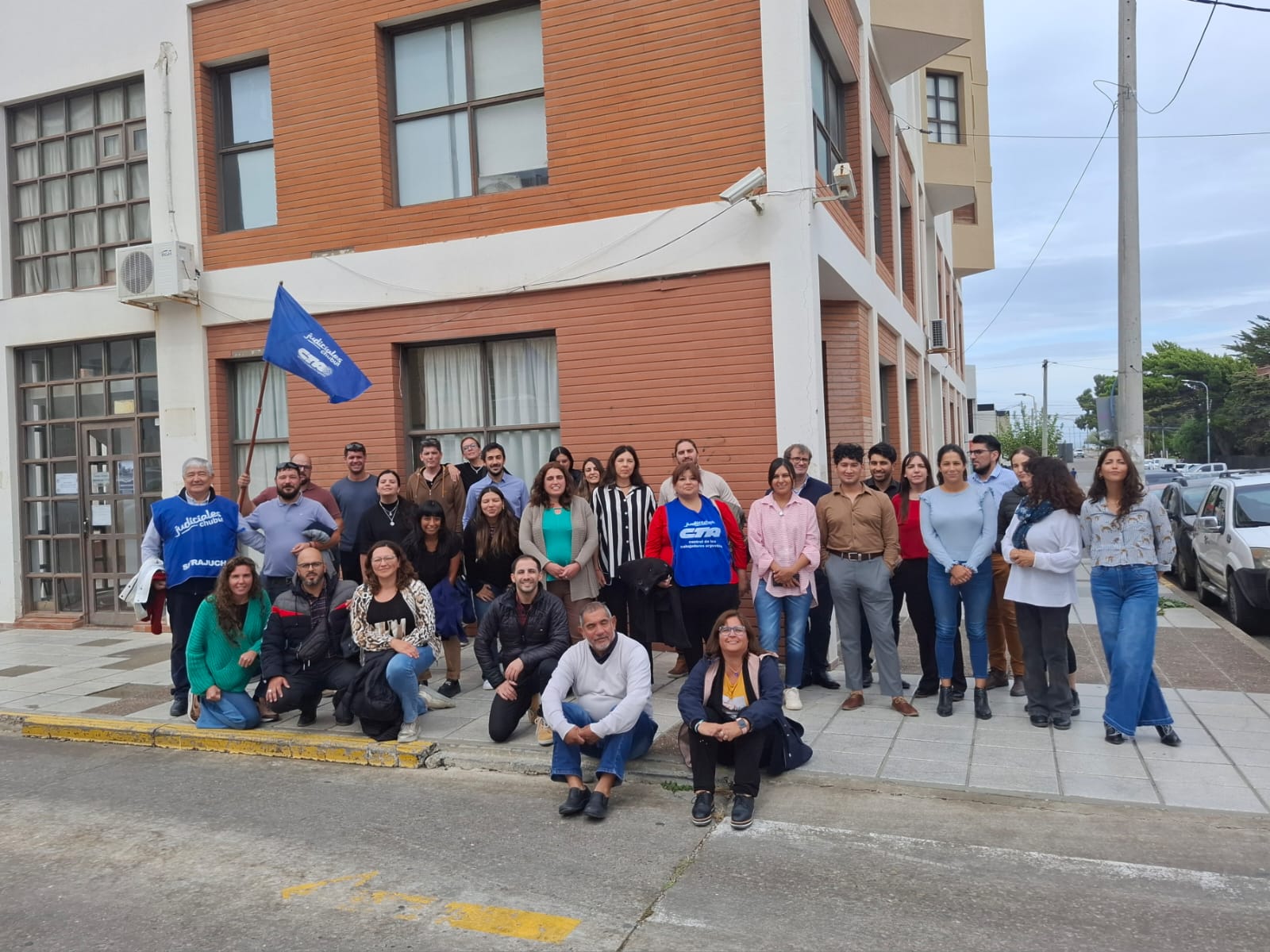 Los judiciales en plan de lucha