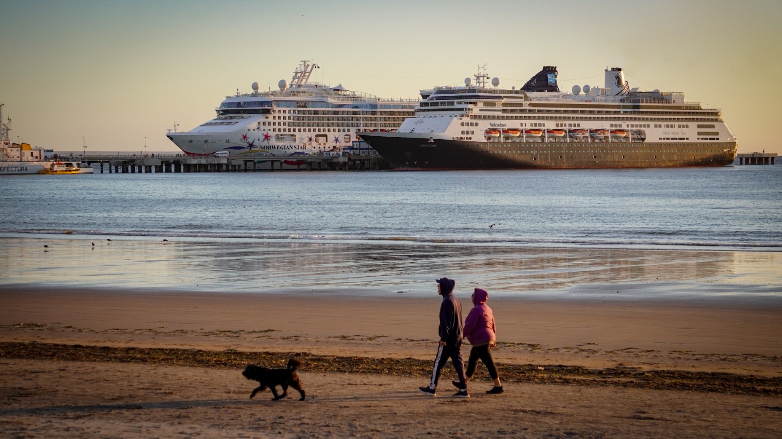 Cruceros en Chubut: nueva jornada de doble arribo en Puerto Madryn