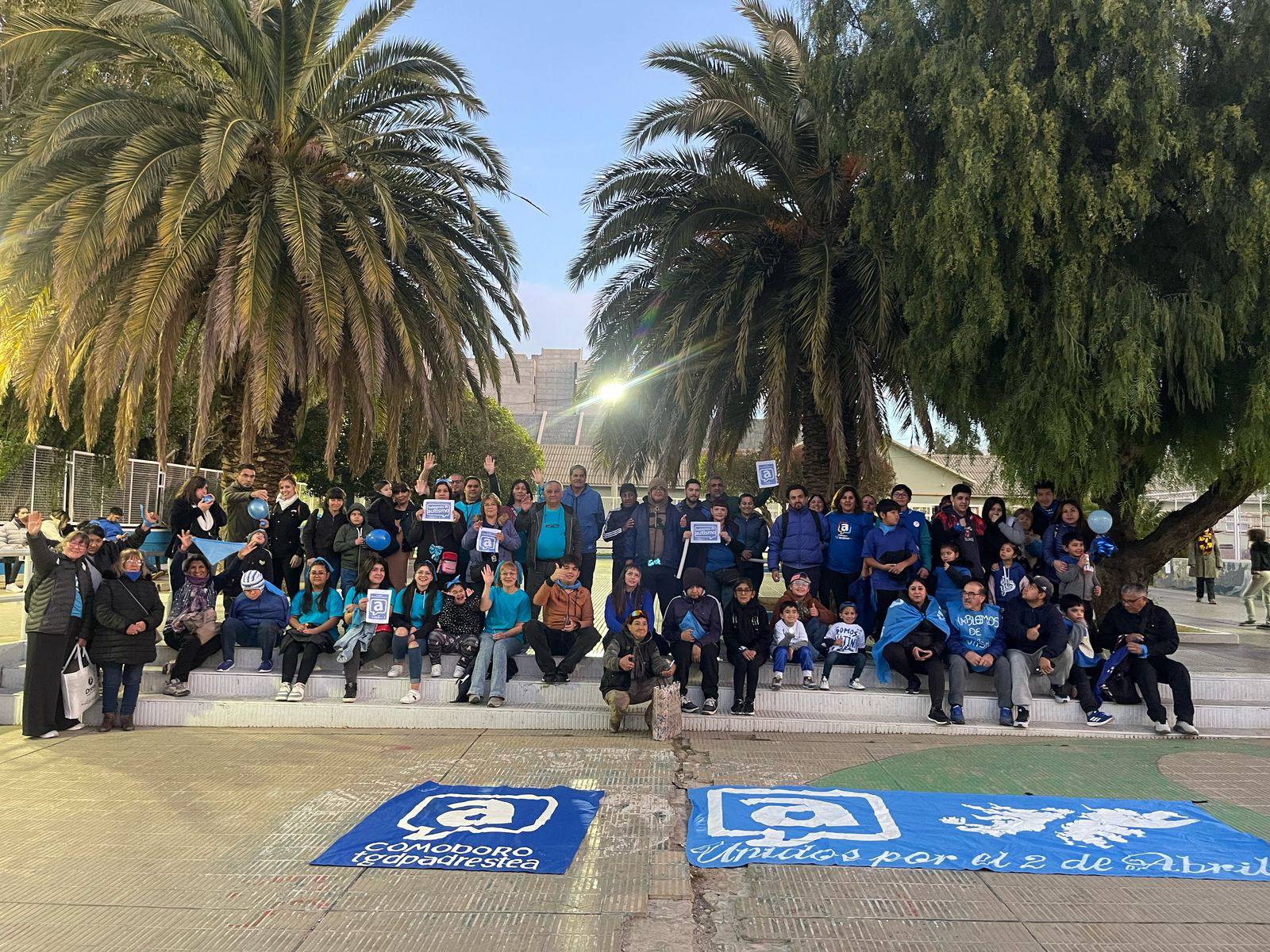 Comodoro Rivadavia se pintó de Azul por el Día Mundial de la Concienciación sobre el Autismo