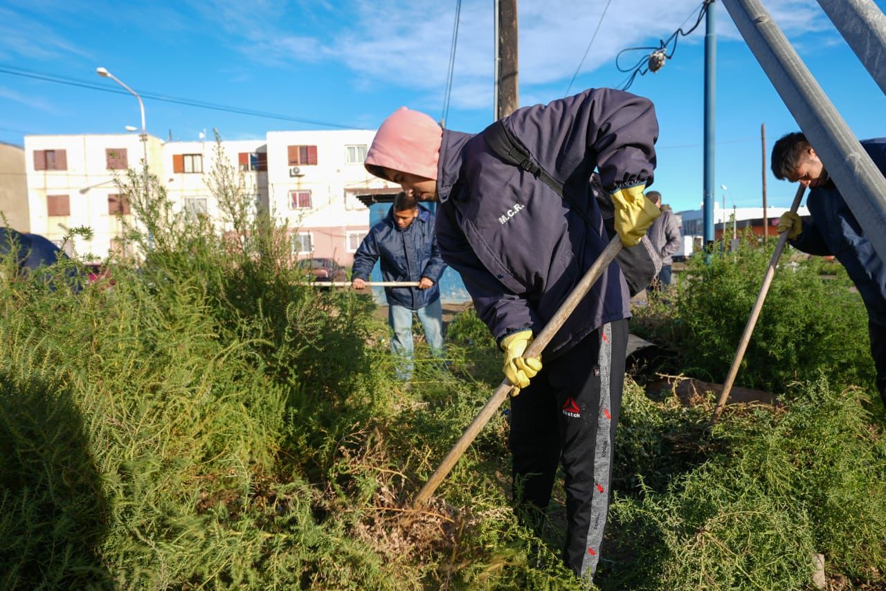 El Municipio ejecutó tareas de limpieza en el barrio 30 de Octubre y LU4