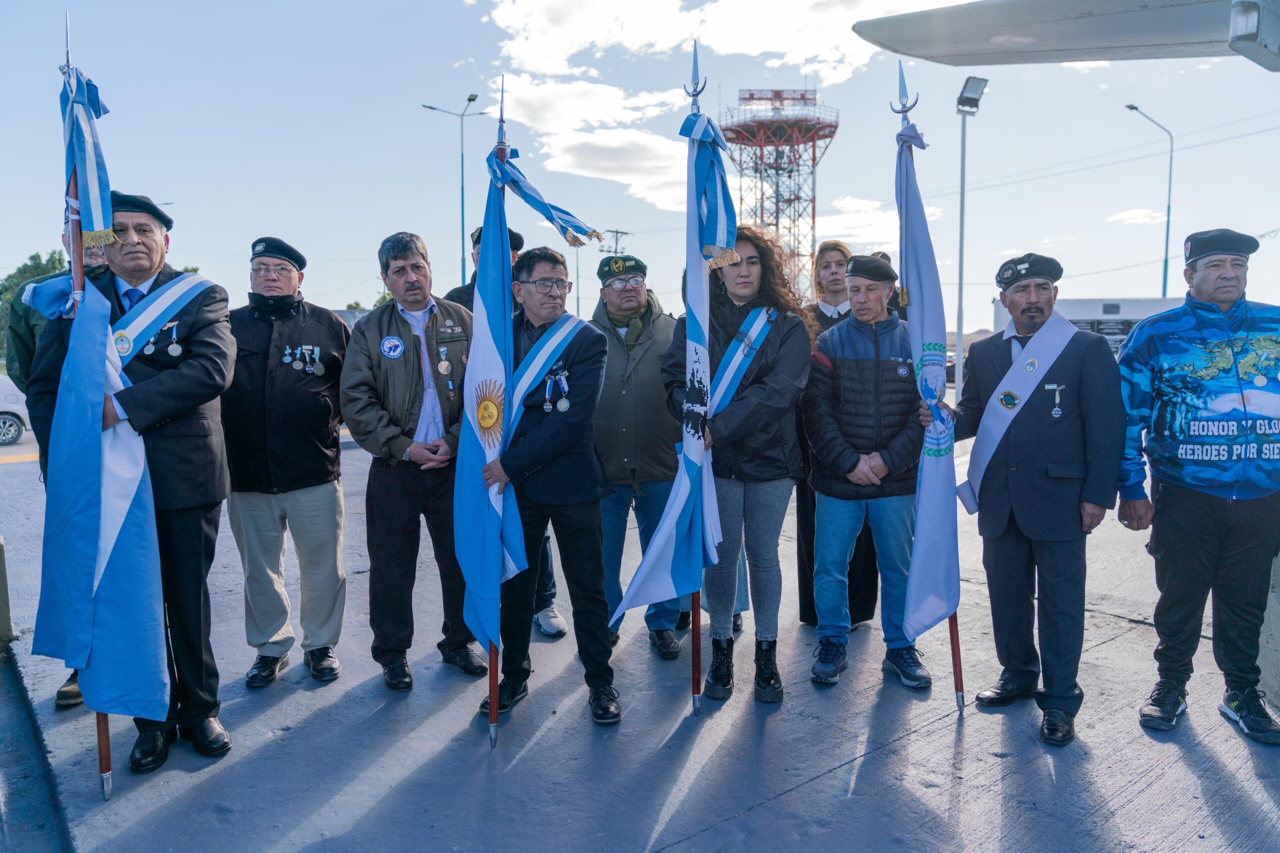 Macharashvili participó de los primeros actos en homenaje a los soldados caídos en Malvinas