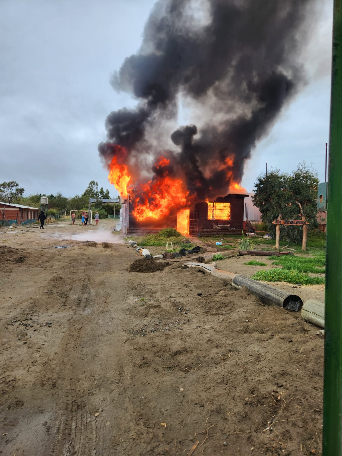 Incendio en una vivienda del barrio Cordón Forestal por un cortocircuito