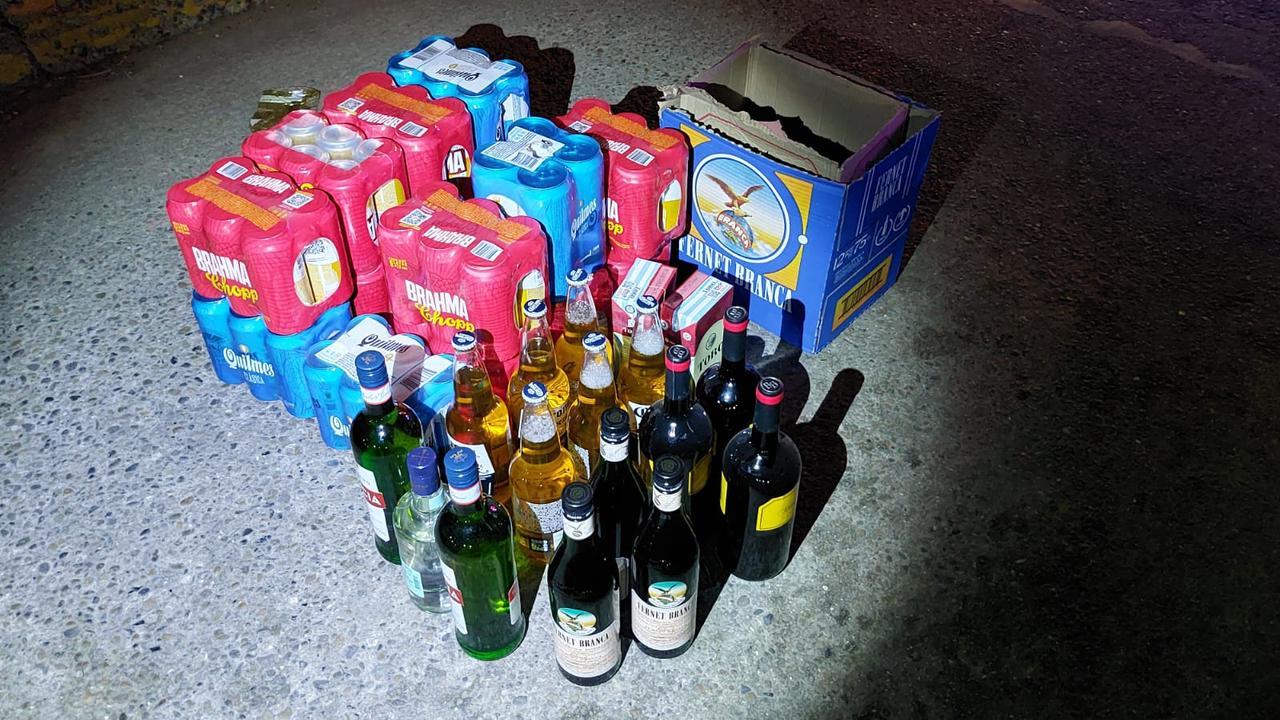 Secuestran bebidas alcohólicas y retienen vehículo utilizado para delivery