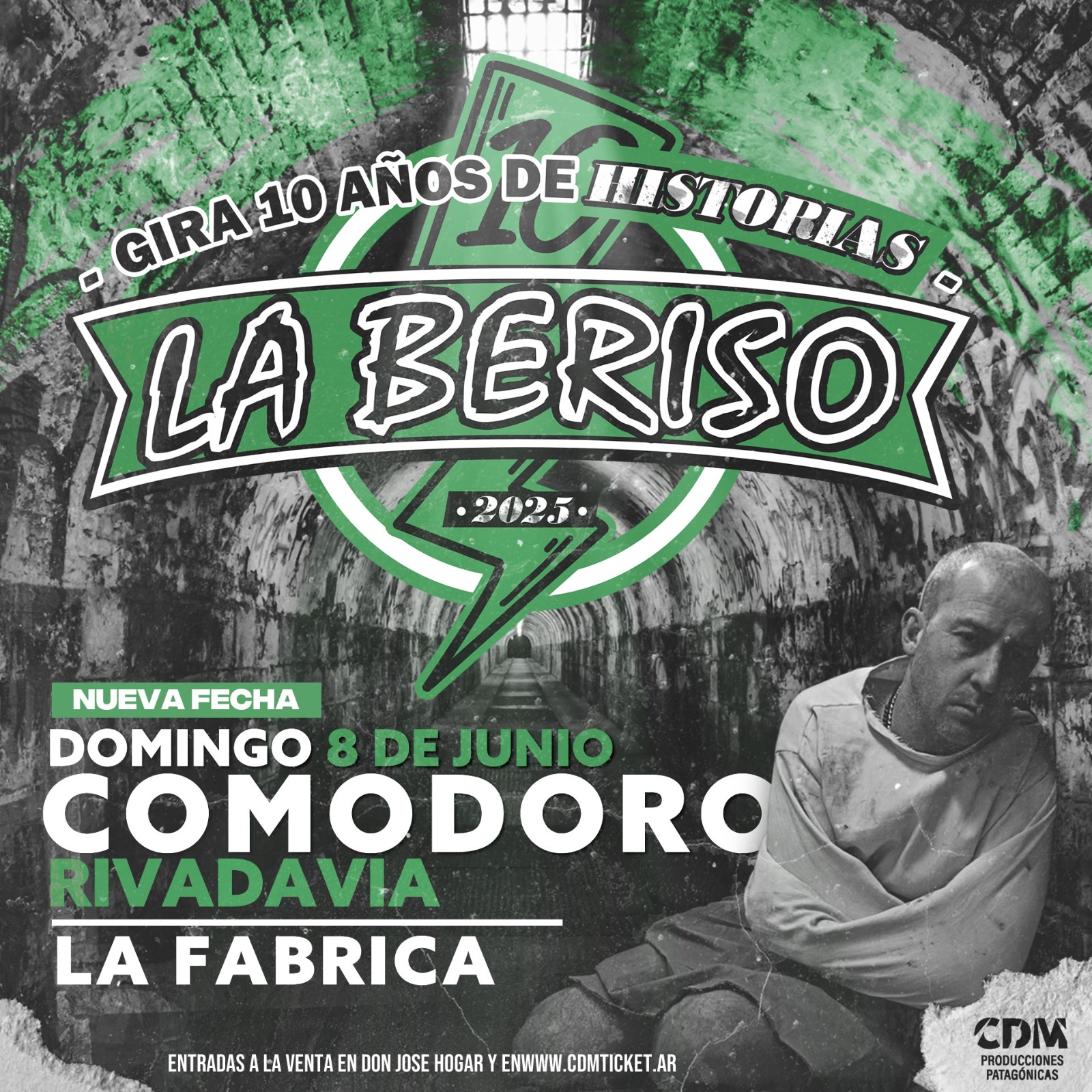 Se acerca el show de La Beriso a Comodoro
