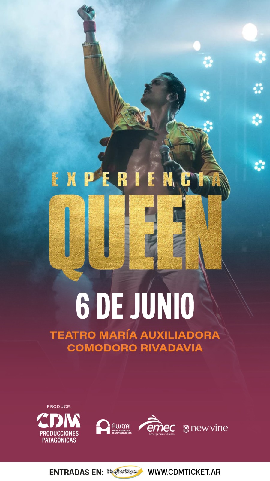 Experiencia Queen en Comodoro