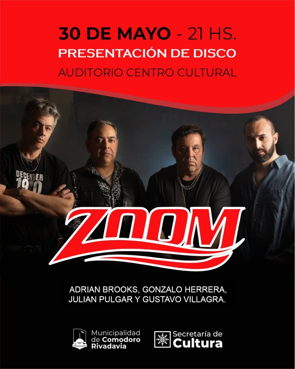 Zoom presentará su primer disco en el Centro Cultural