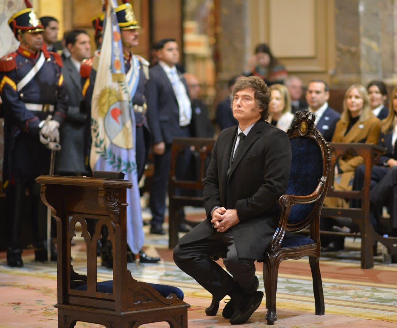 Milei en el Tedeum