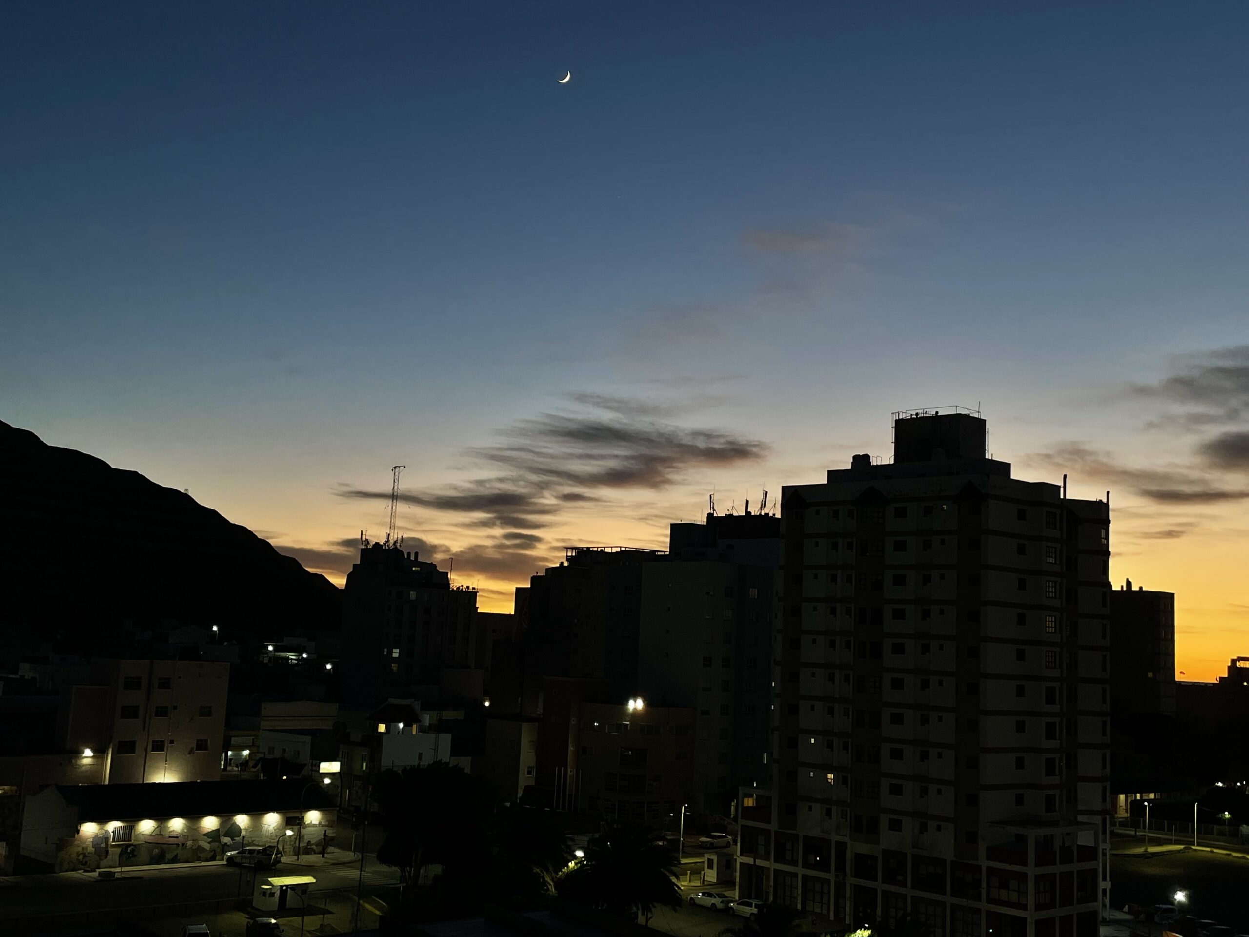 Martes frío y ventoso en Comodoro Rivadavia
