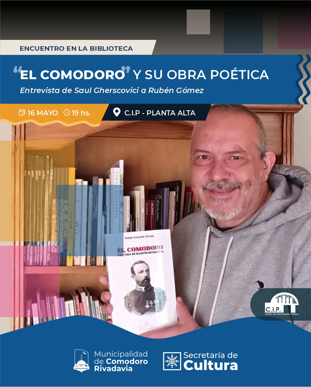 Encuentro en la bibliteca: desde las 19 horas en el Cip