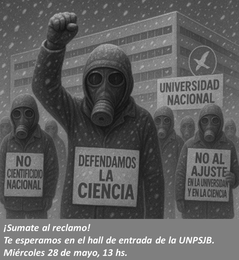 Este miércoles 28 de mayo, invitan  a defender la universidad pública y la ciencia nacional