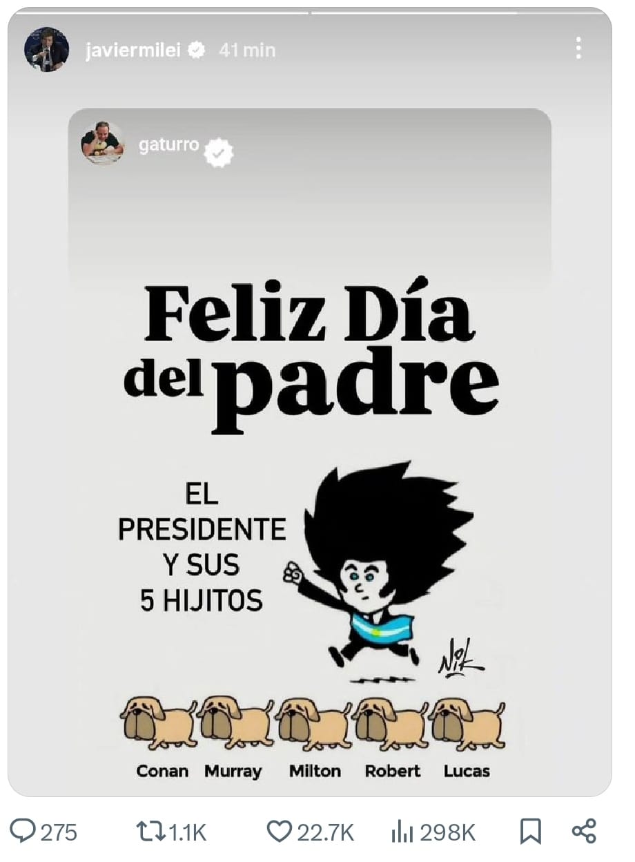 Día del padre, el balcón de CFK y las asignaciones para israelíes