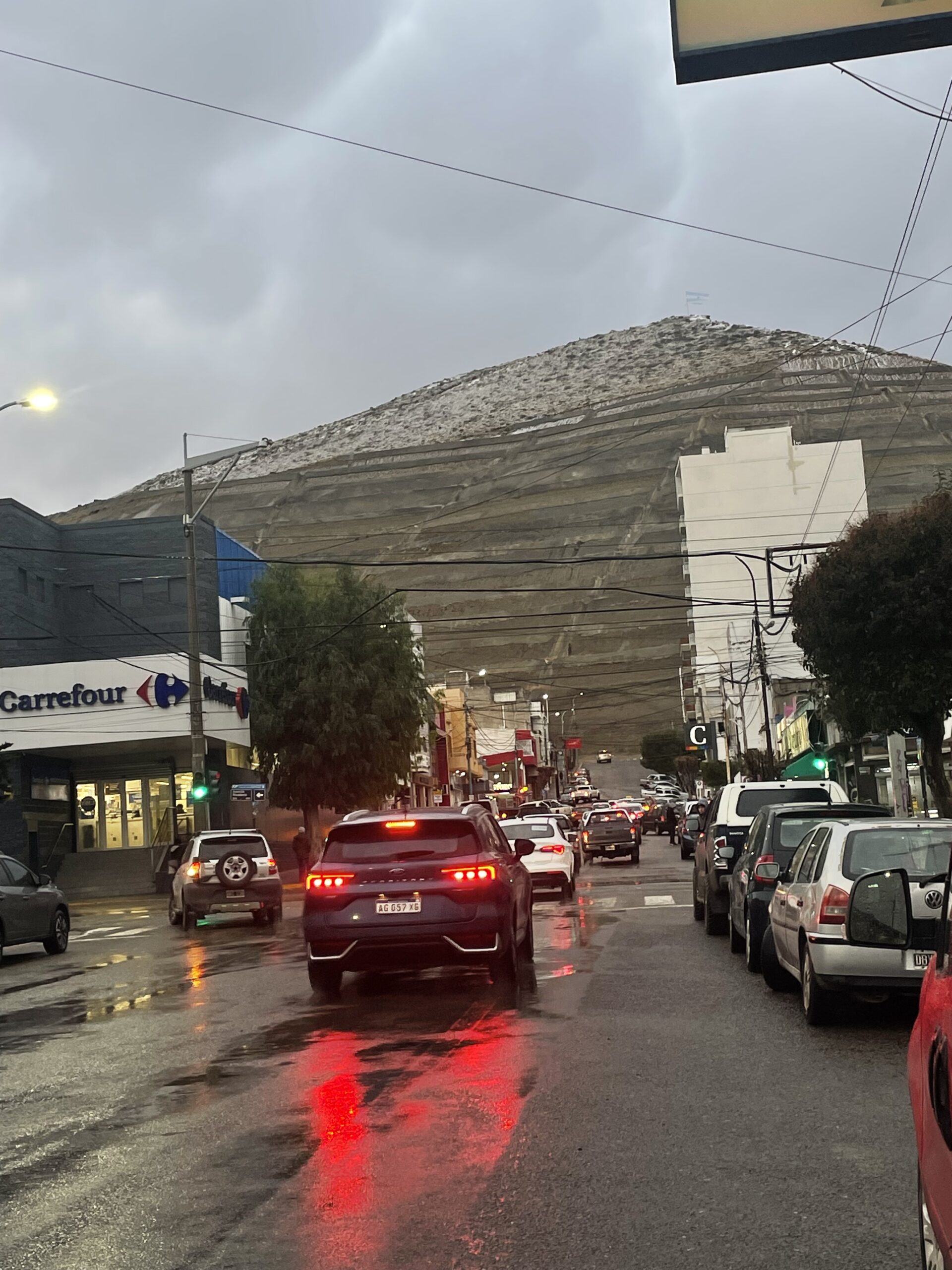 Jornada fría y ventosa en Comodoro