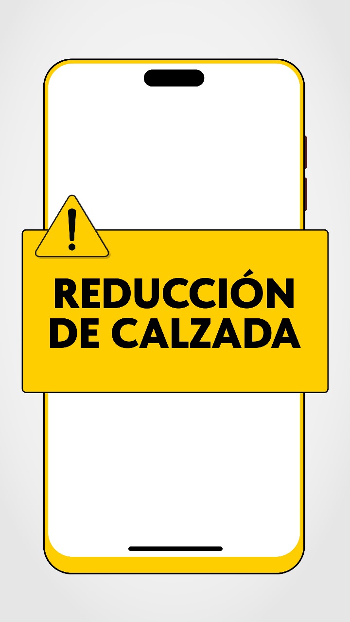 Reducción de calzada por tareas de alumbrado público en la ruta 39