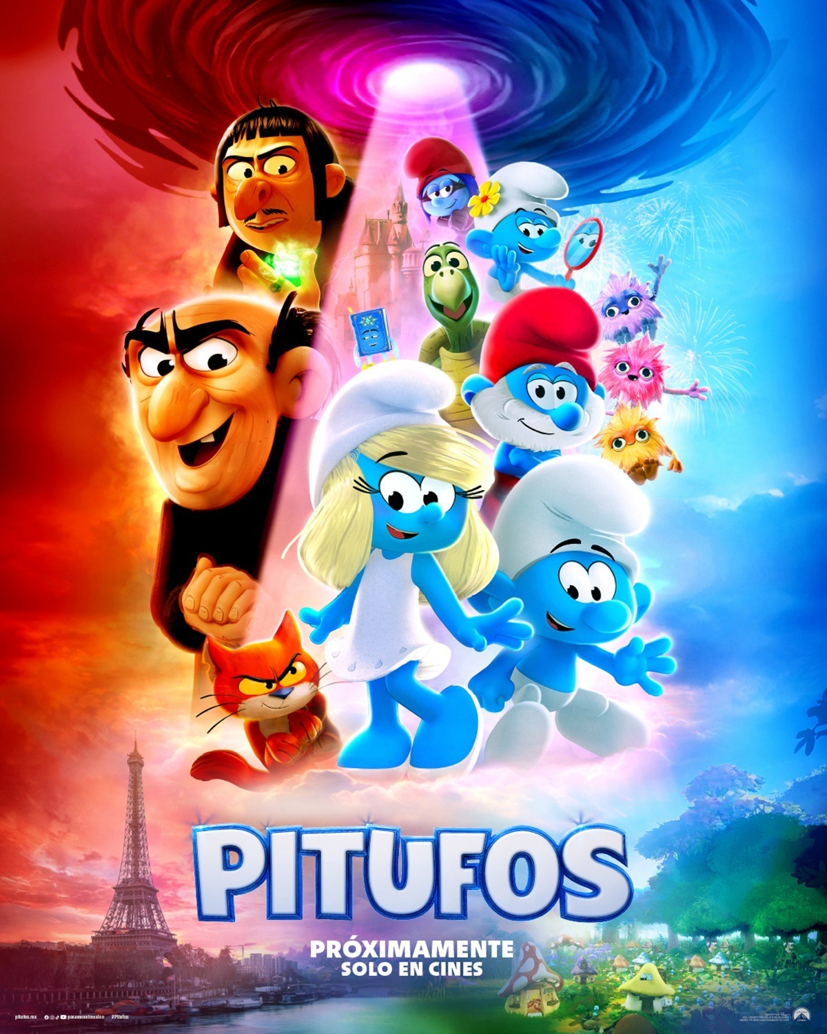 Los Pitufos regresan al cine con una aventura animada liderada por Rihanna