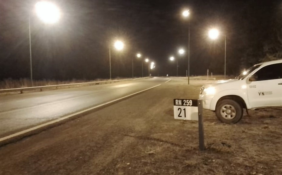 Rutas chubutenses: calzadas húmedas, neblina y animales sueltos, a manejar con cuidado