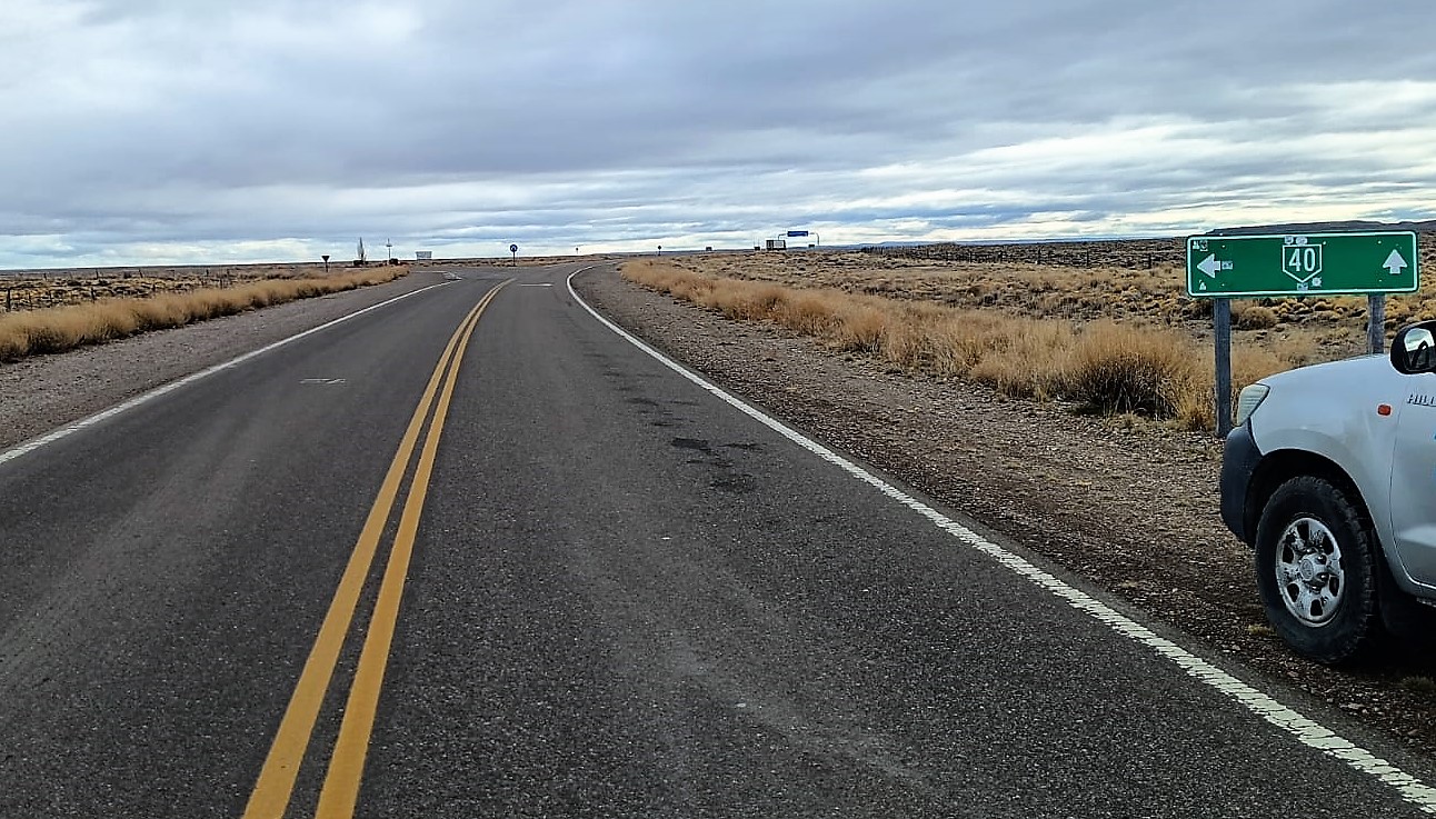 Estado de rutas en Chubut: calzadas húmedas, neblina y animales sueltos este lunes