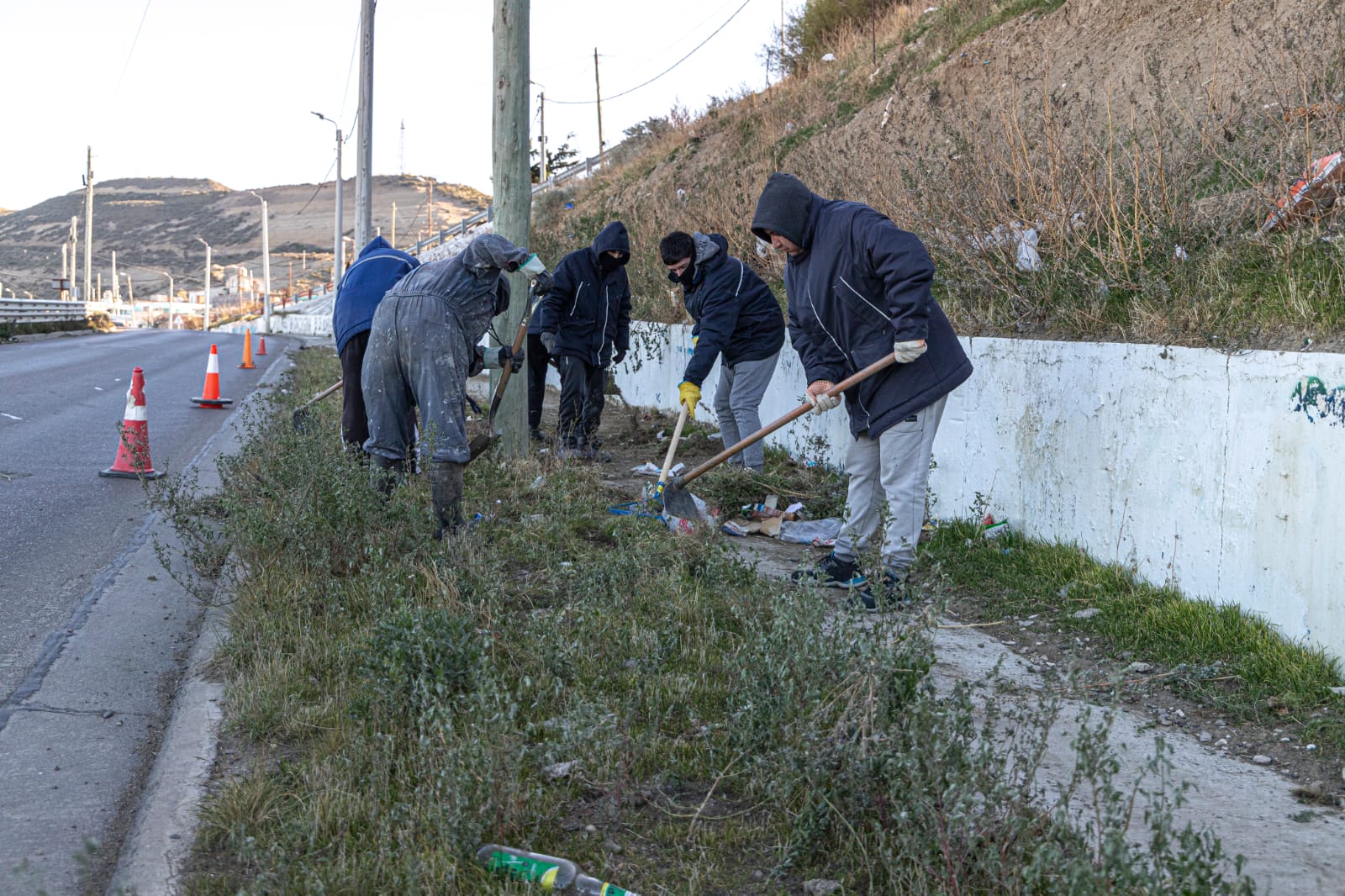 El Municipio avanza en construcción de un paseo peatonal para los vecinos del Máximo Abásolo