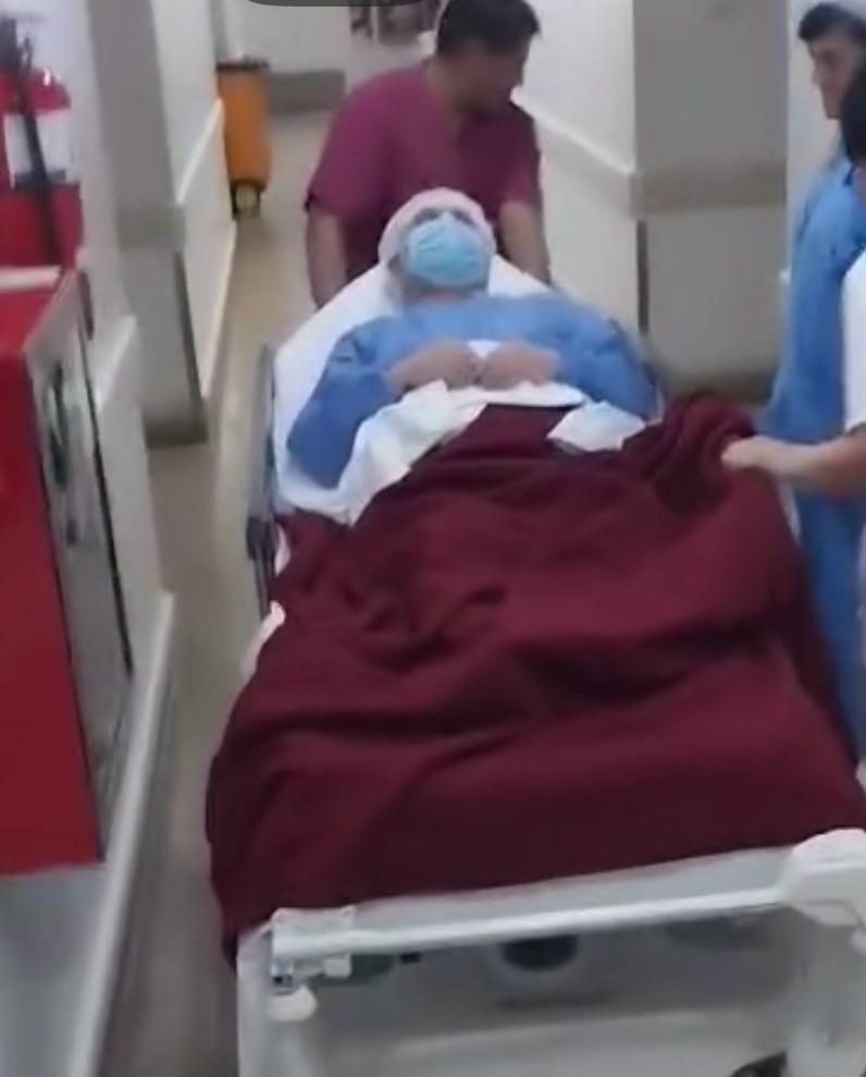 Raúl Cárcamo salió de la cirugía de trasplante pulmonar y su familia espera el parte médico