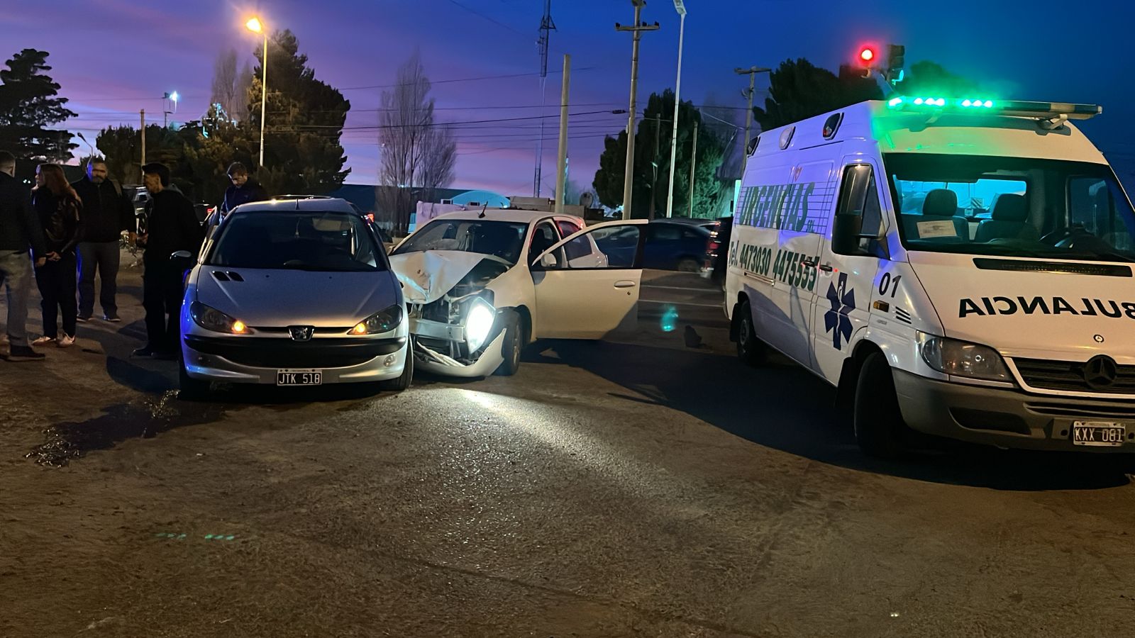 Choque en Av. Hipólito Yrigoyen