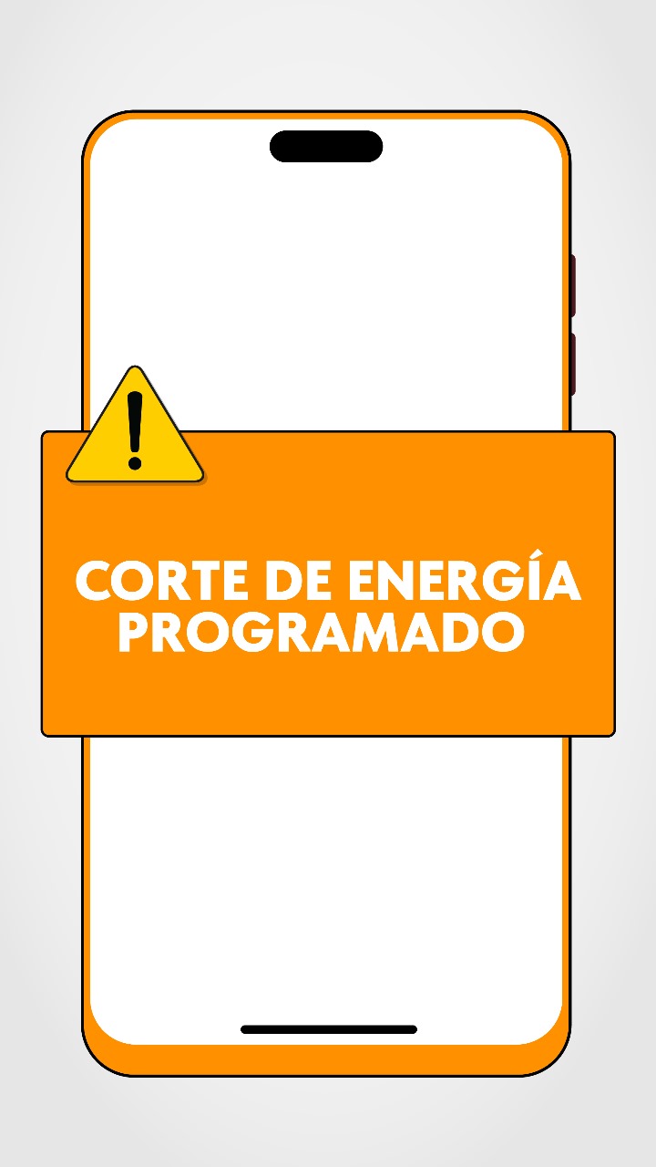 Corte de energía programado para este domingo en un sector del centro