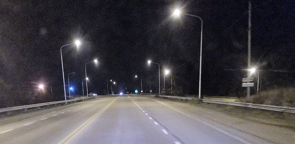 Parte de rutas en Chubut: precaución por viento, heladas y calzada húmeda en varios tramos