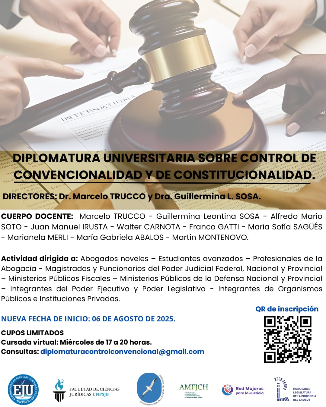 Diplomatura Unversitaria sobre control de Convencionalidad y Constitucionalidad
