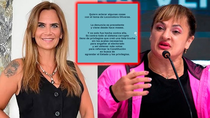 Amalia Granata se diferenció de Locomotora Oliveras semanas antes del ACV: “Fue parte de un delito”