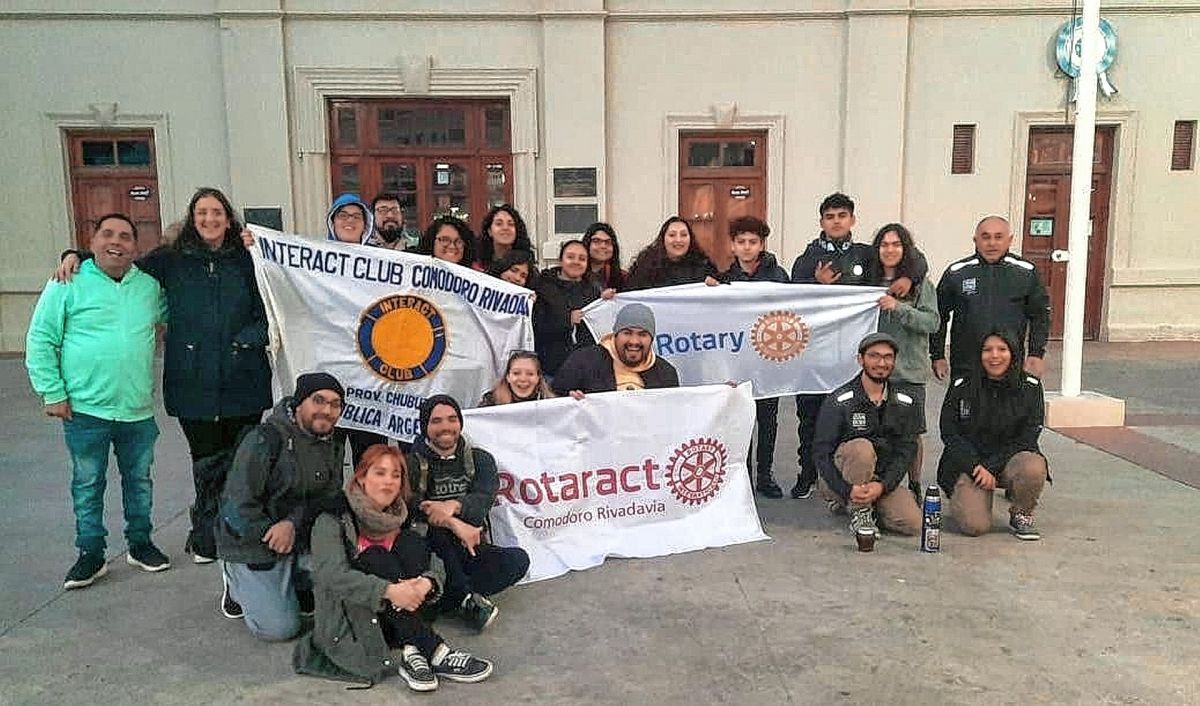 Asumen nuevas autoridades en Rotary Club Comodoro Rivadavia, Interact y Rotaract