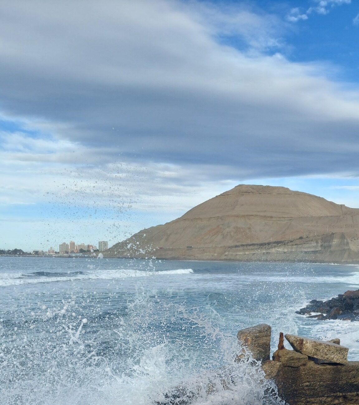 Viernes fresco y mayormente nublado en Comodoro Rivadavia