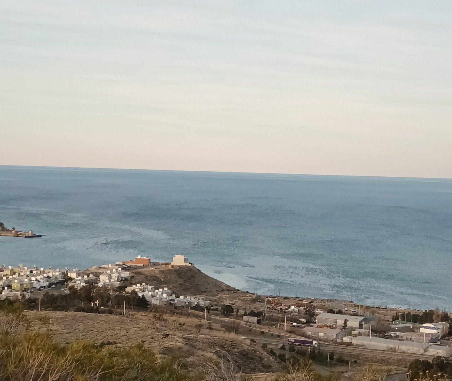 Viernes muy frio en Comodoro y Rada