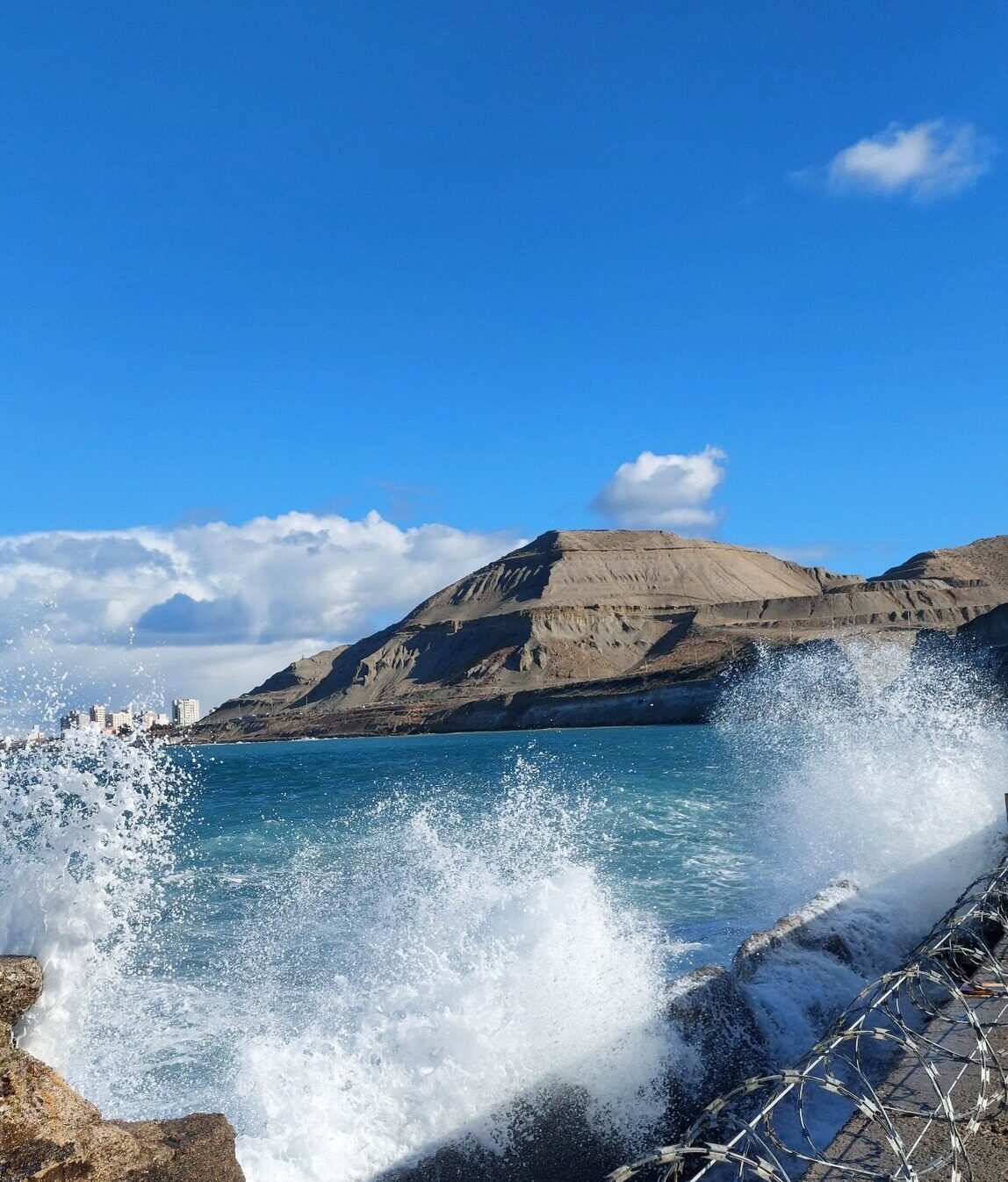 Alerta amarilla por fuertes vientos en Comodoro Rivadavia
