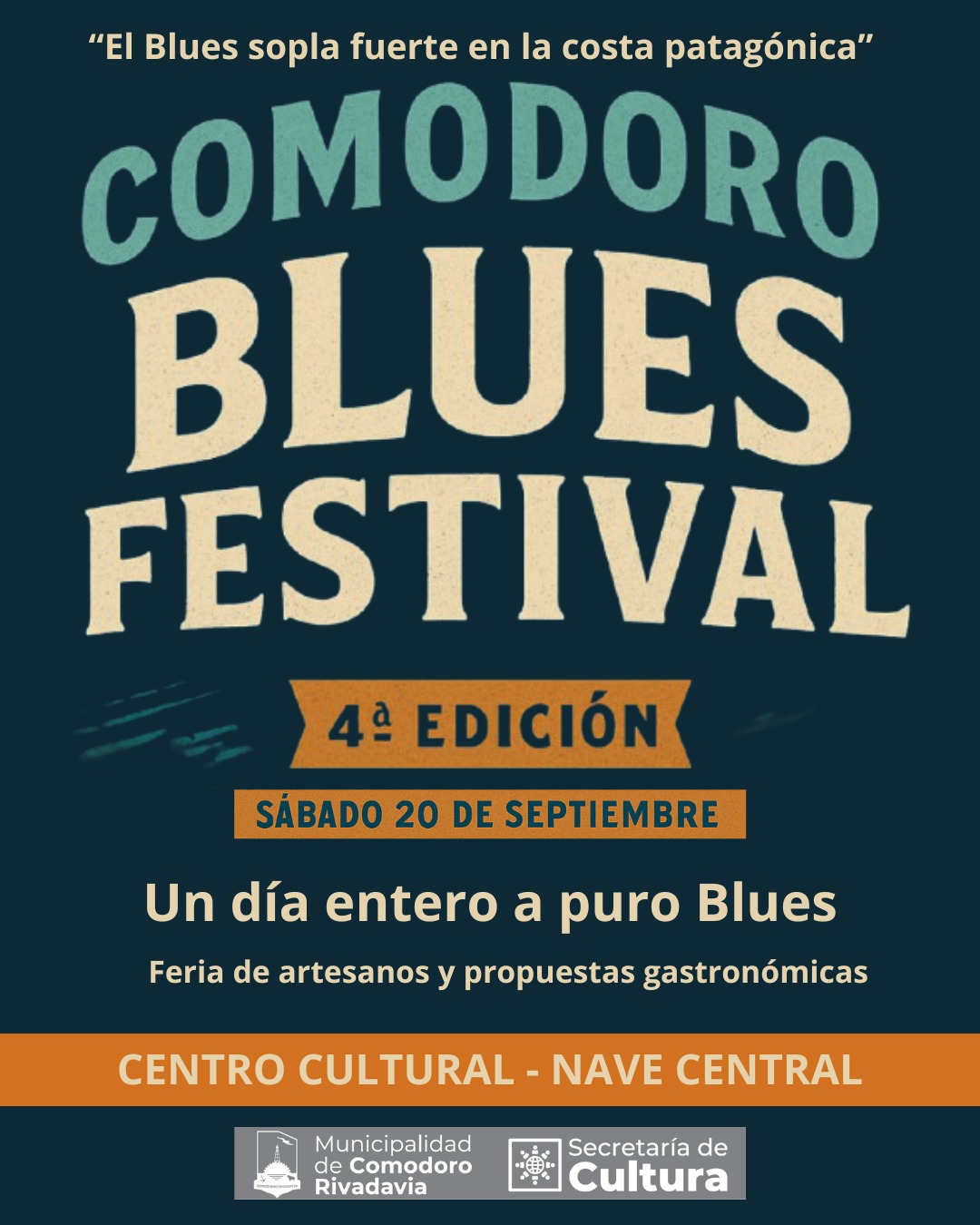 Se acerca la 4° edición del Comodoro Blues Festival