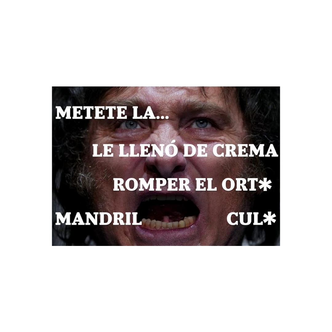 Milei a veto e insultos sucios