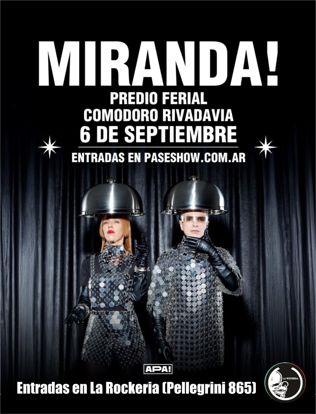 Miranda llega al Predio Ferial