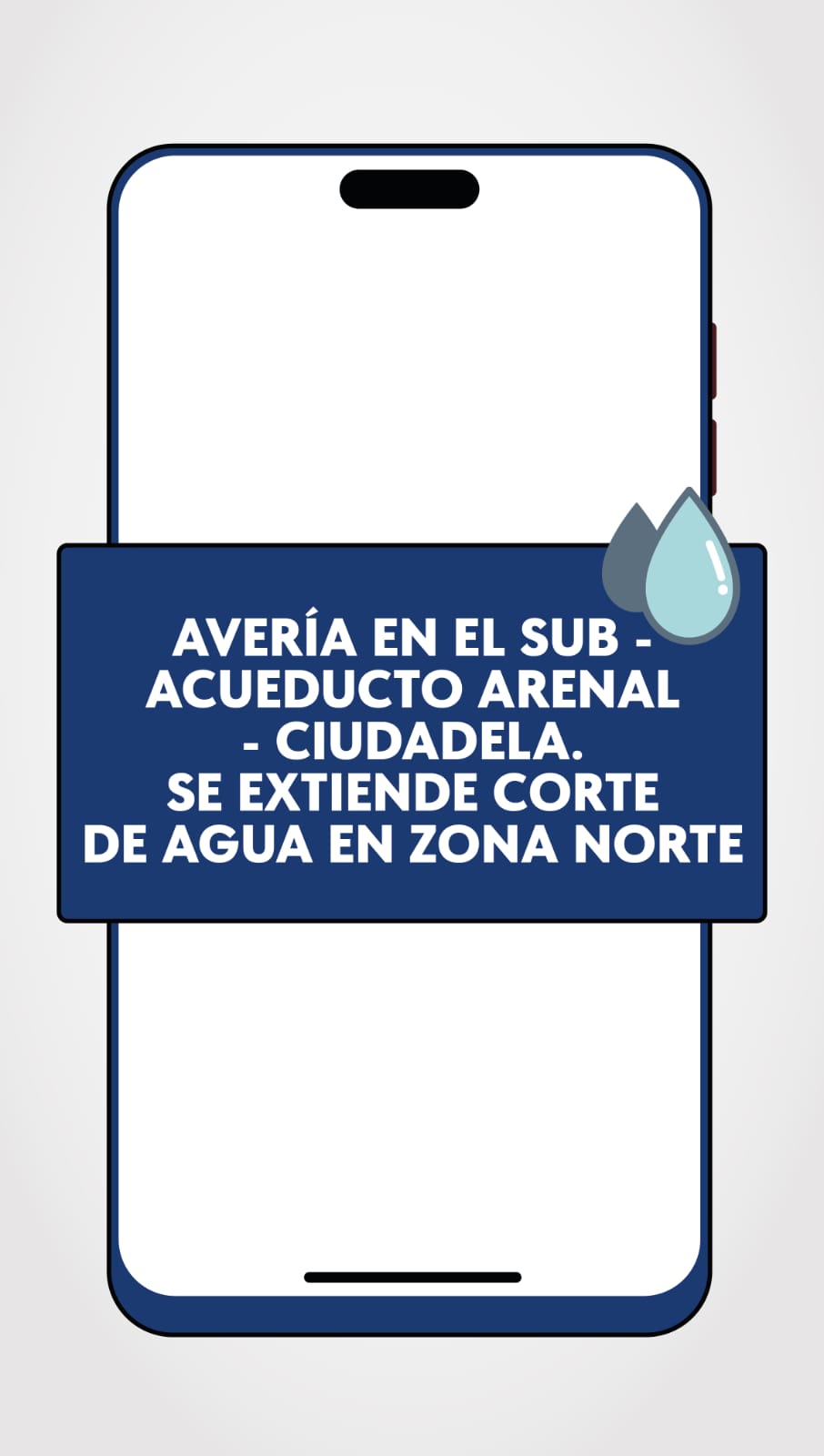 Nueva avería en el subacueducto Arenal – Ciudadela: sin agua en 8 barrios de Comodoro