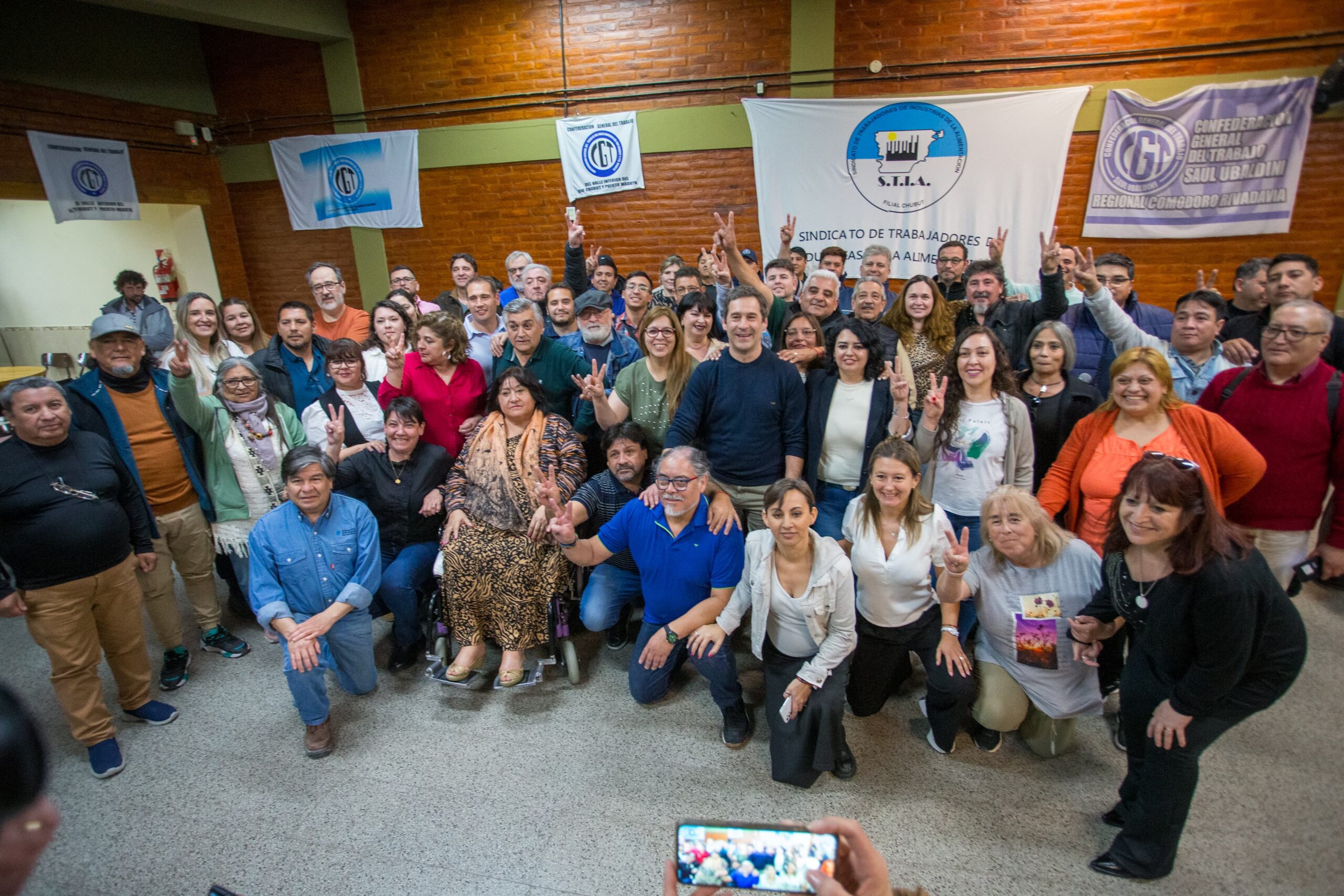 Juan Pablo Luque en la CGT: “Nunca vamos a votar ninguna ley contra el pueblo trabajador”