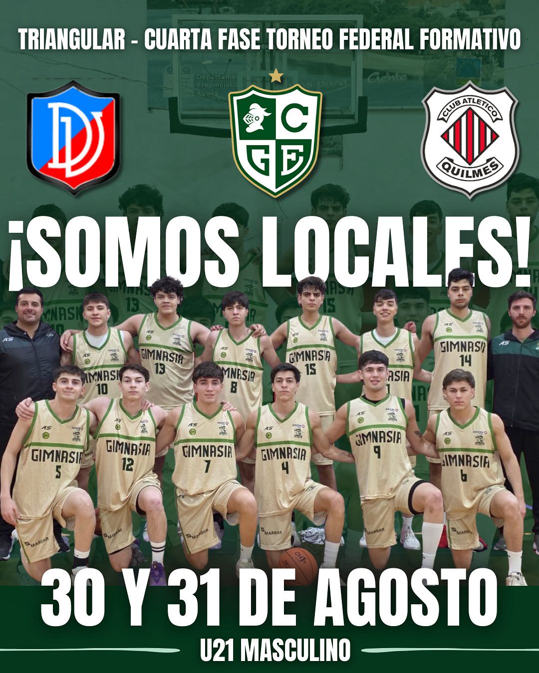Comodoro será sede del triangular U21 del Torneo Federal Formativo