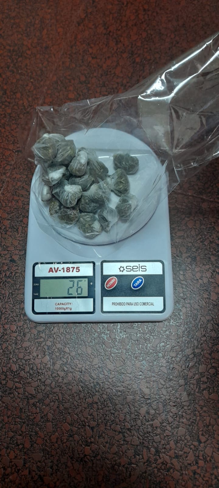 Incautaron marihuana a un joven en la terminal de ómnibus