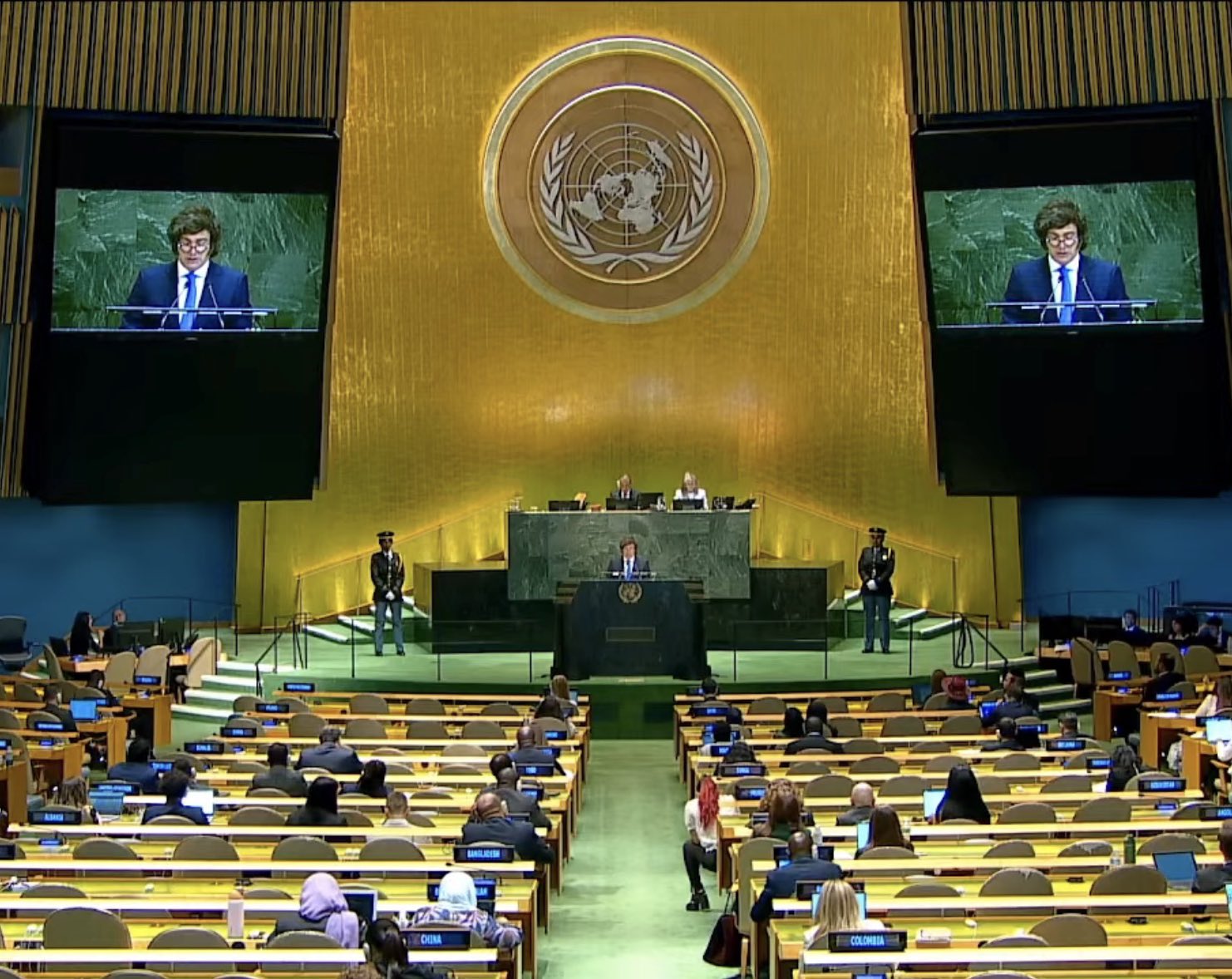 Un discurso vacío en una ONU vacía