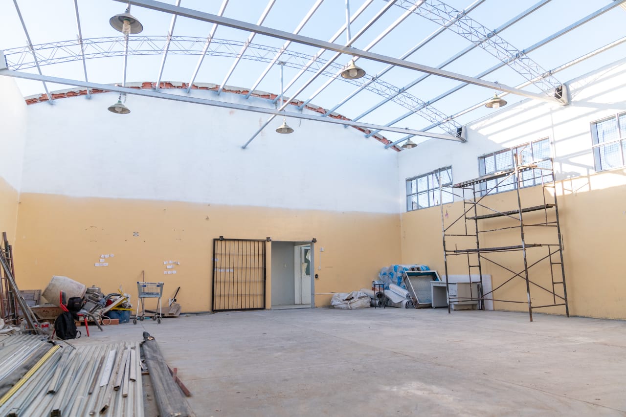 Avanza la obra de renovación de la Vecinal del barrio 30 de Octubre