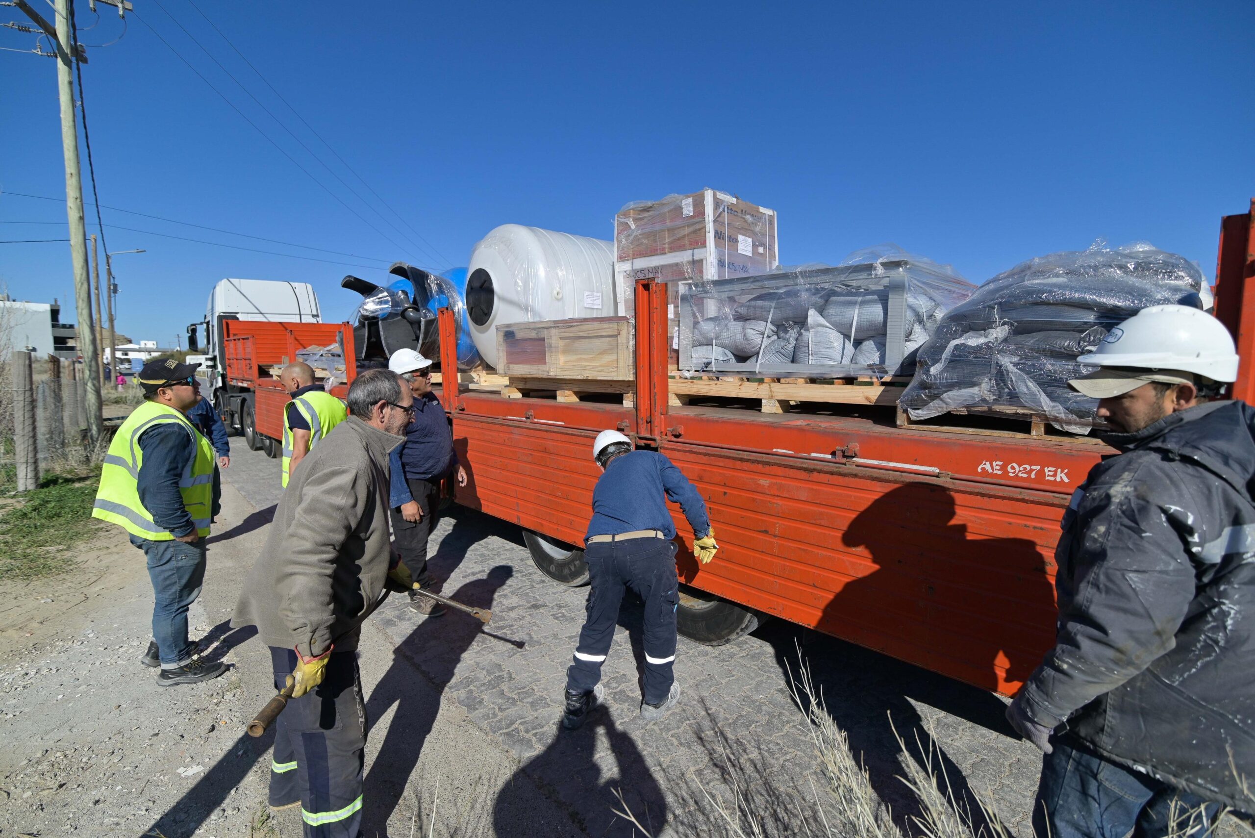 Llegó  la nueva planta desalinizadora a Puerto Pirámides